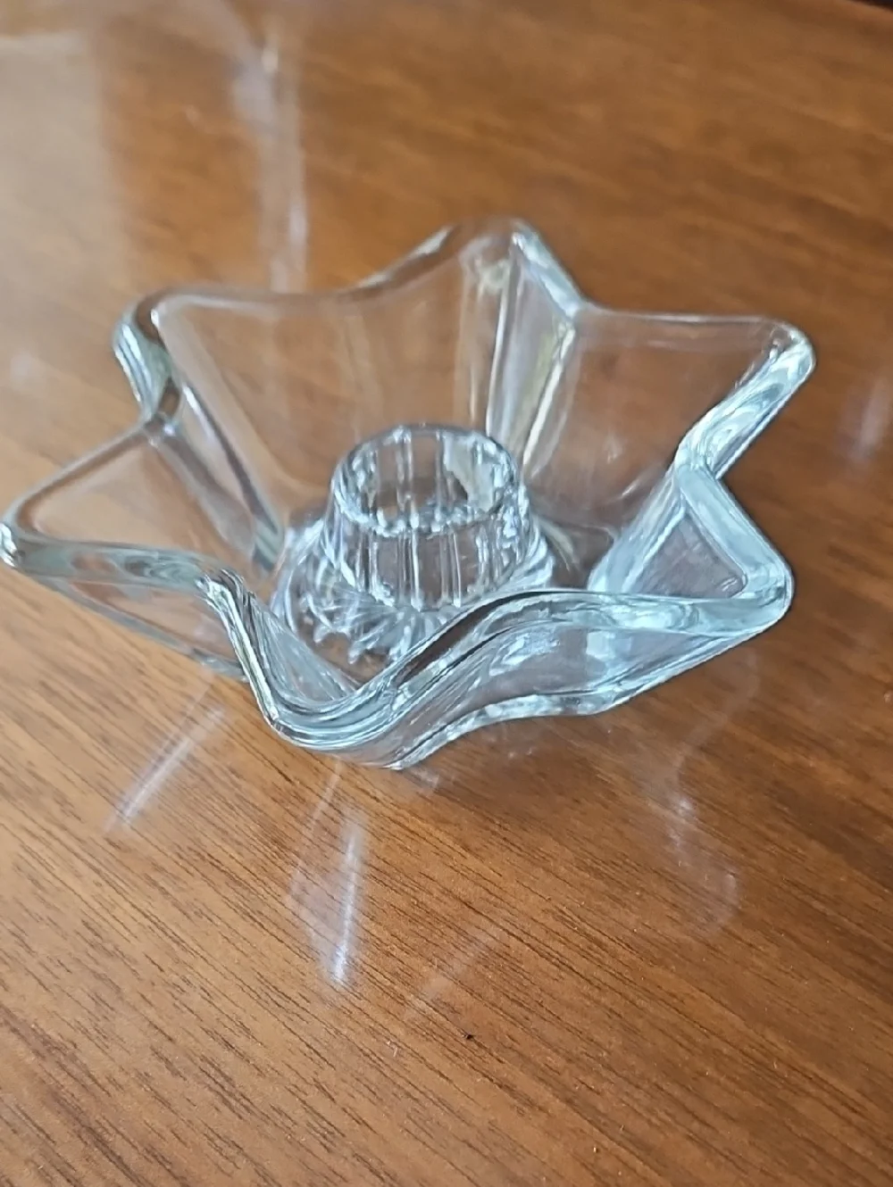 Glass Candle Stick Holder
